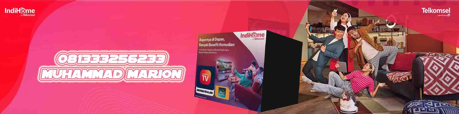 Sales IndiHome By Telkomsel: 081333256233