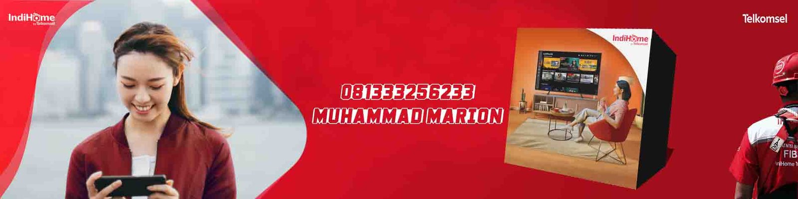 Sales IndiHome By Telkomsel: 081333256233